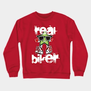 Real Biker Tee Crewneck Sweatshirt